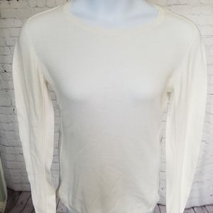 Banana Republic cotton knit long-sleeve top